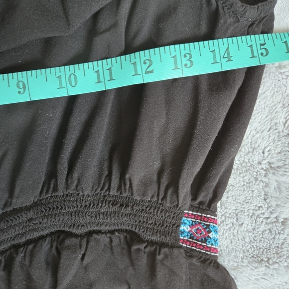 Faded Glory Black and Blue Sleeveless Maxi Dress. Size Small - Picture 9 of 10